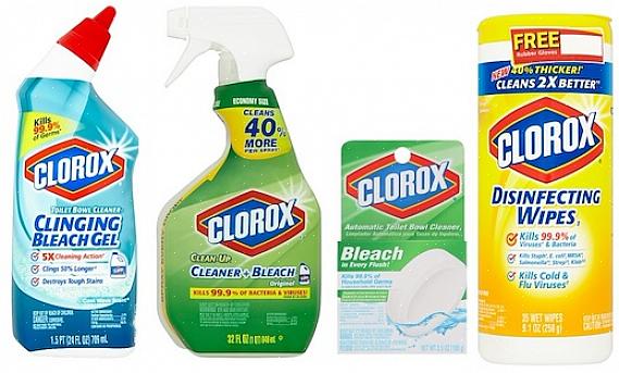 Clorox-desinfiointipyyhkeet eivät sisällä kloorivalkaisuaineita