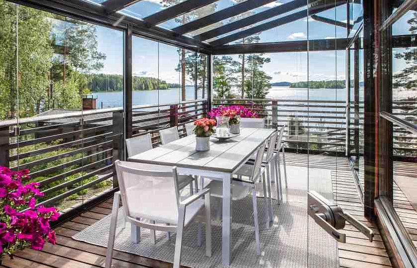 Valmiiksi valmistettu sunroom-paketti on ylivoimaisesti yleisin